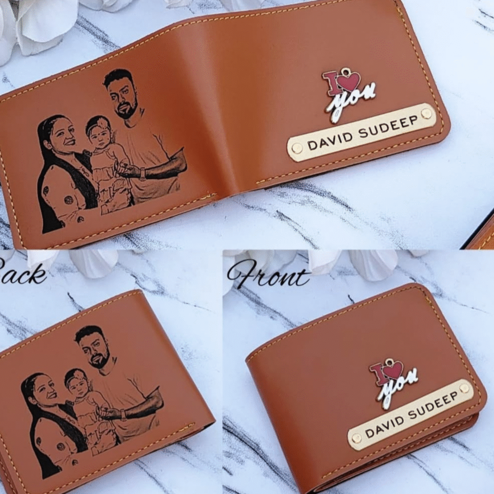 Artisan Sketch Leather Wallet - Image 4