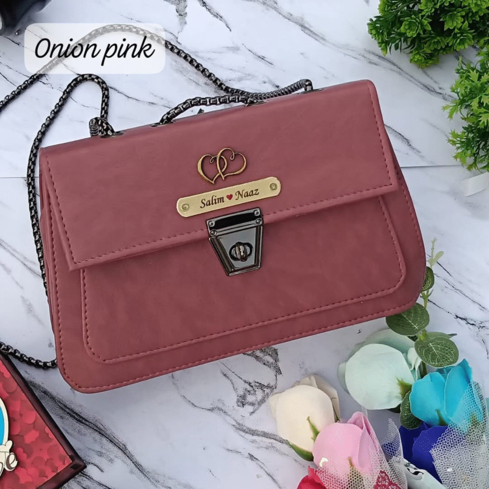 Dual-Mode Leather Sling Handbag - Image 9