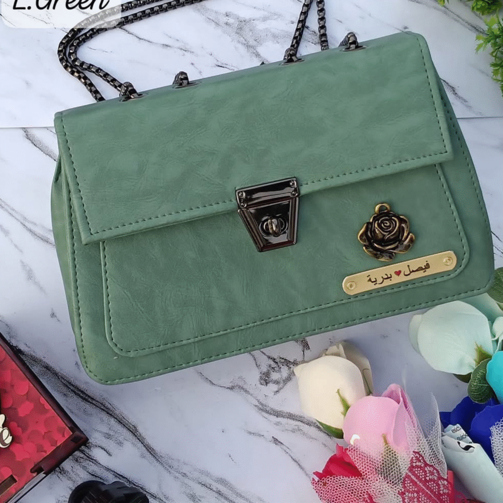 Dual-Mode Leather Sling Handbag - Image 4