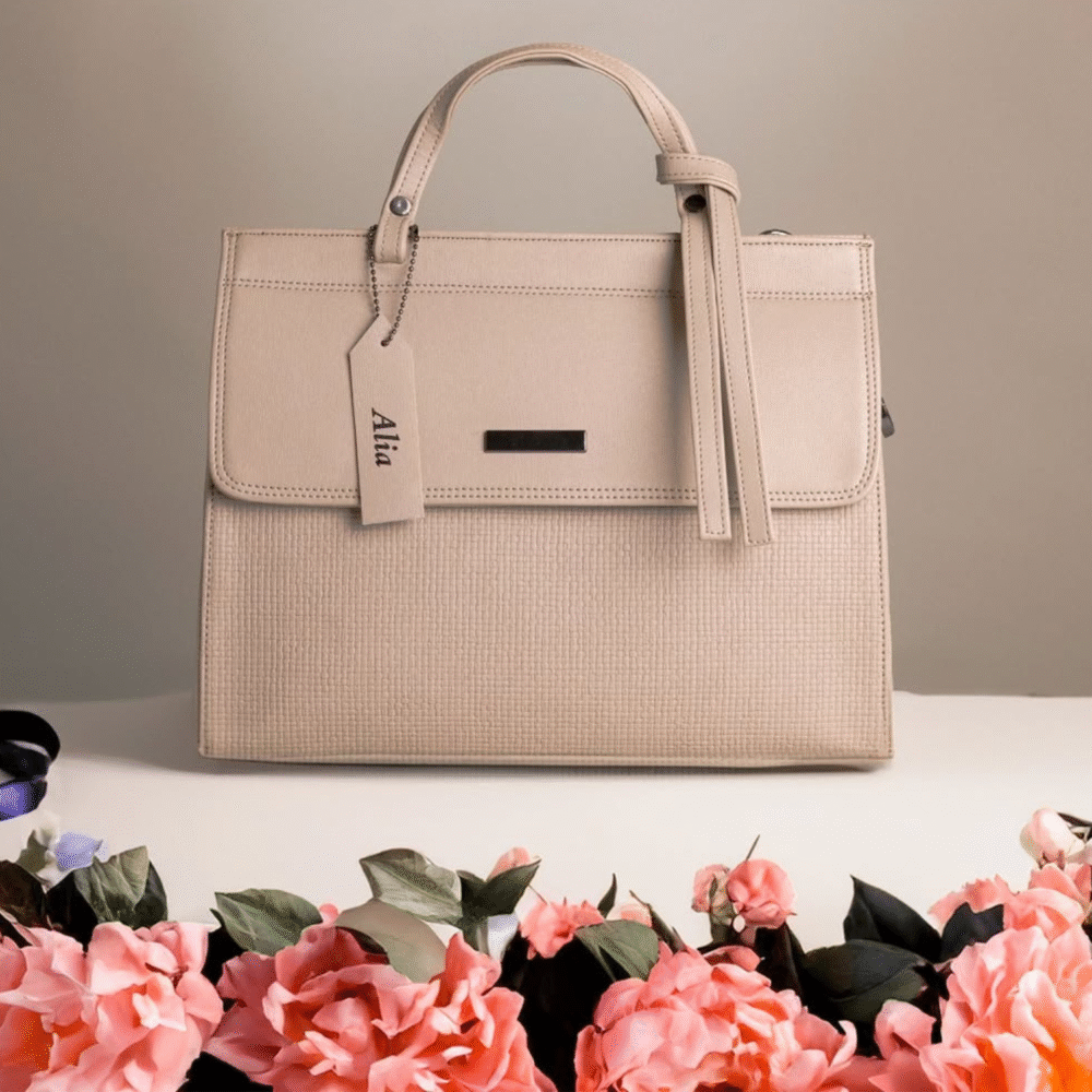 Elegant Dual-Slot Personalized Sling Bag for Her