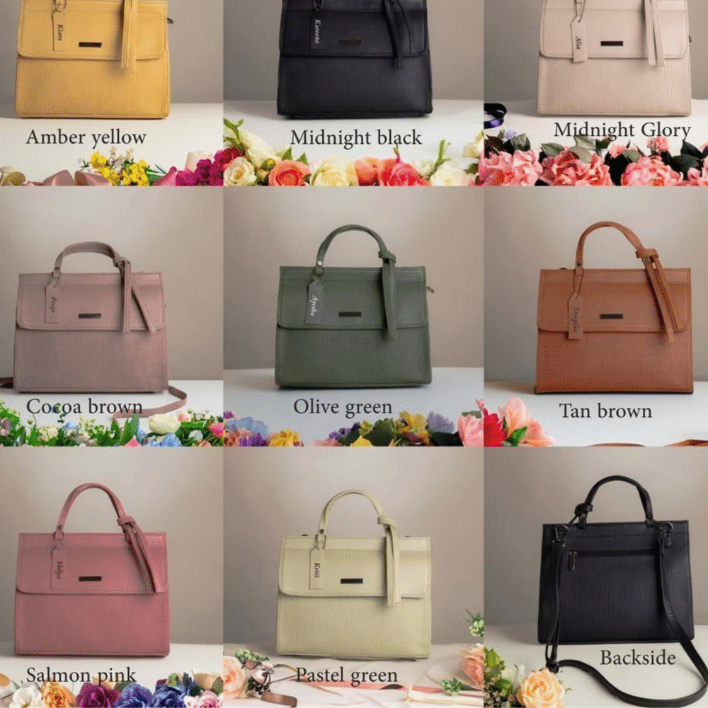 Elegant Dual-Slot Personalized Sling Bag for Her - Image 9