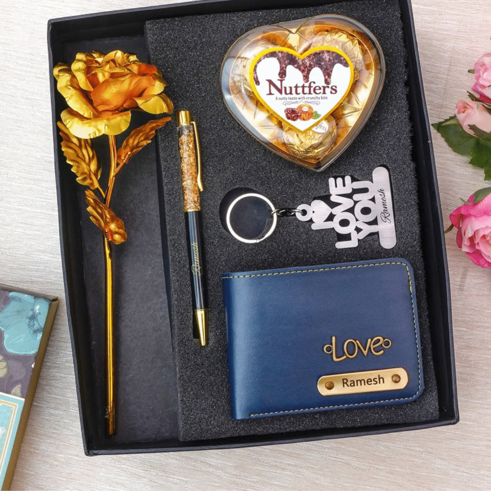 Luxury Heart Chocolate Gift Combo for Him - Image 8