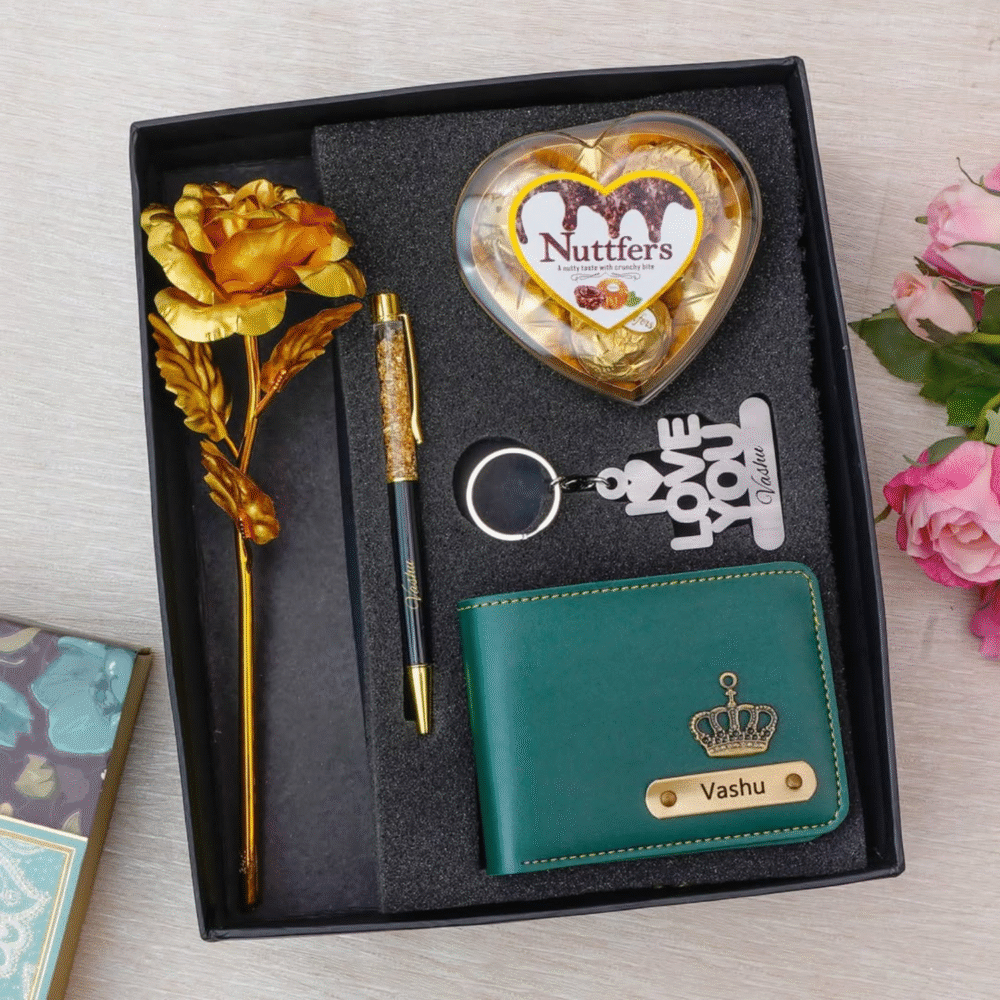 Luxury Heart Chocolate Gift Combo for Him - Image 6