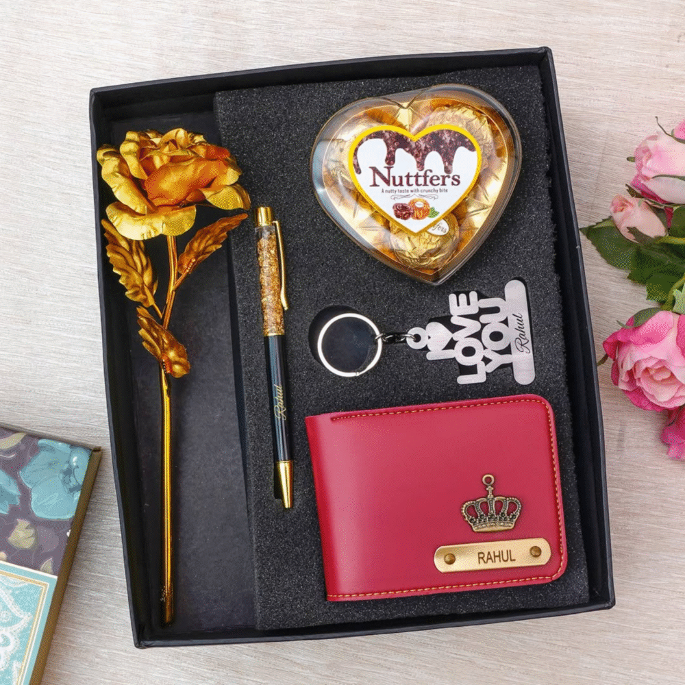 Luxury Heart Chocolate Gift Combo for Him - Image 4