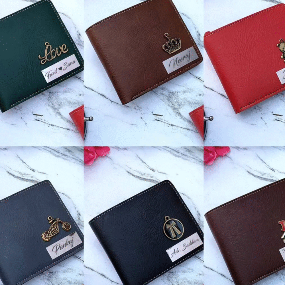 Acura Leather Wallet with Name Steel Strip - Image 9