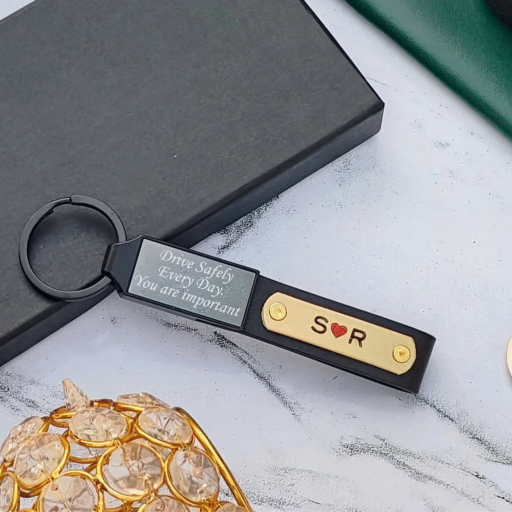 Dual Customized Metal Keychain