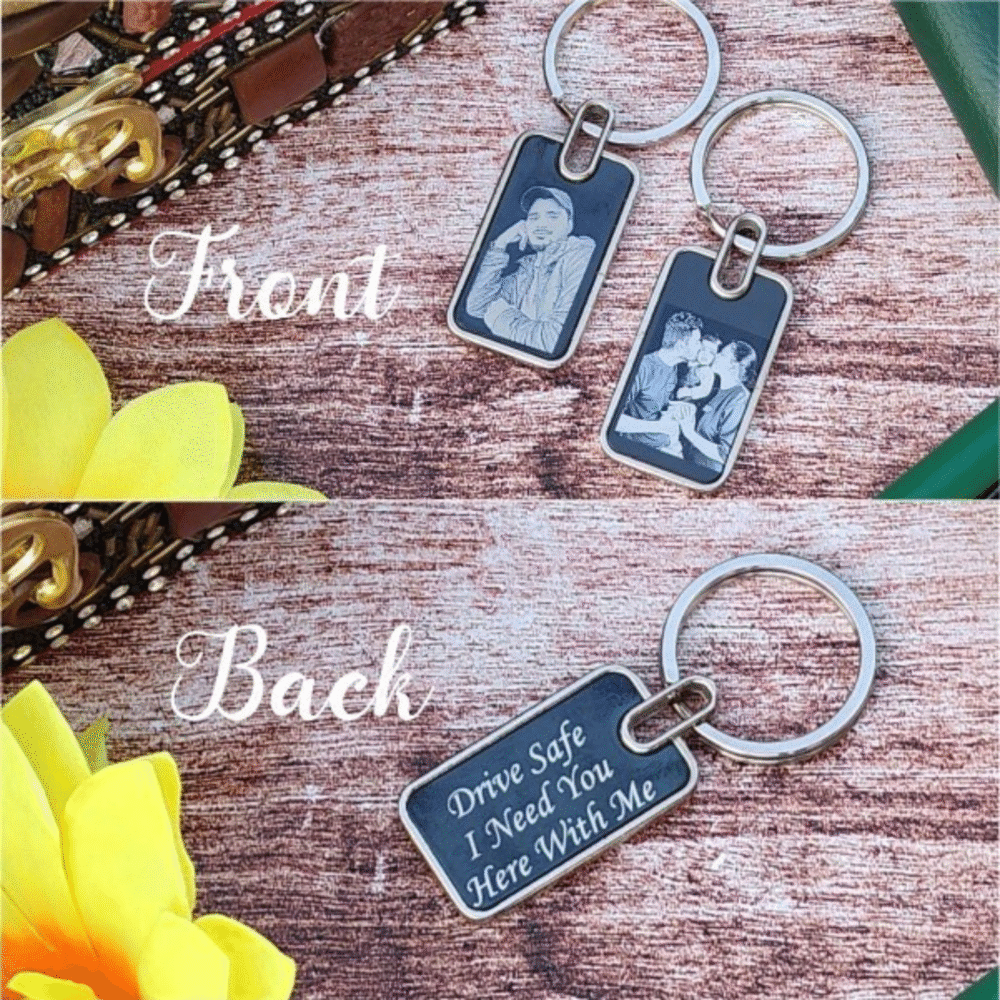 Essential Mini Combo for Men – Custom Sketch Wallet, Keychain & Watch - Image 4