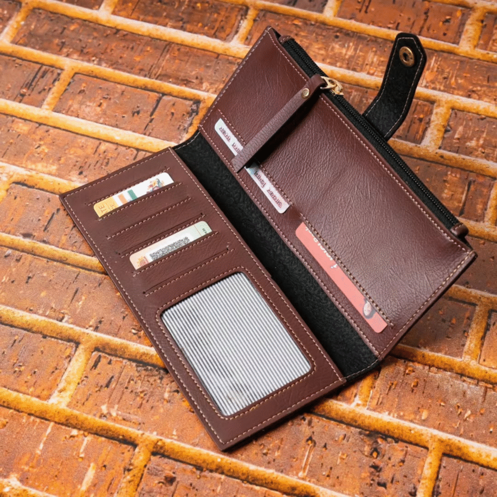 Nexon 2 Fold Button Lock Wallet for Women - Image 4