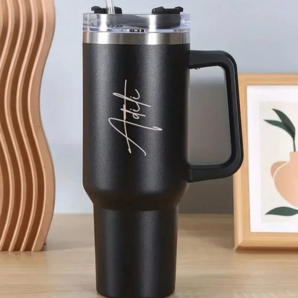 Personalized Double-Wall Gym Tumbler – 1200ml