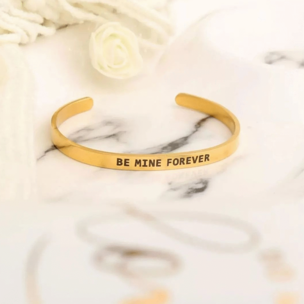 Classic Custom Engraved Metal Kada - Image 2