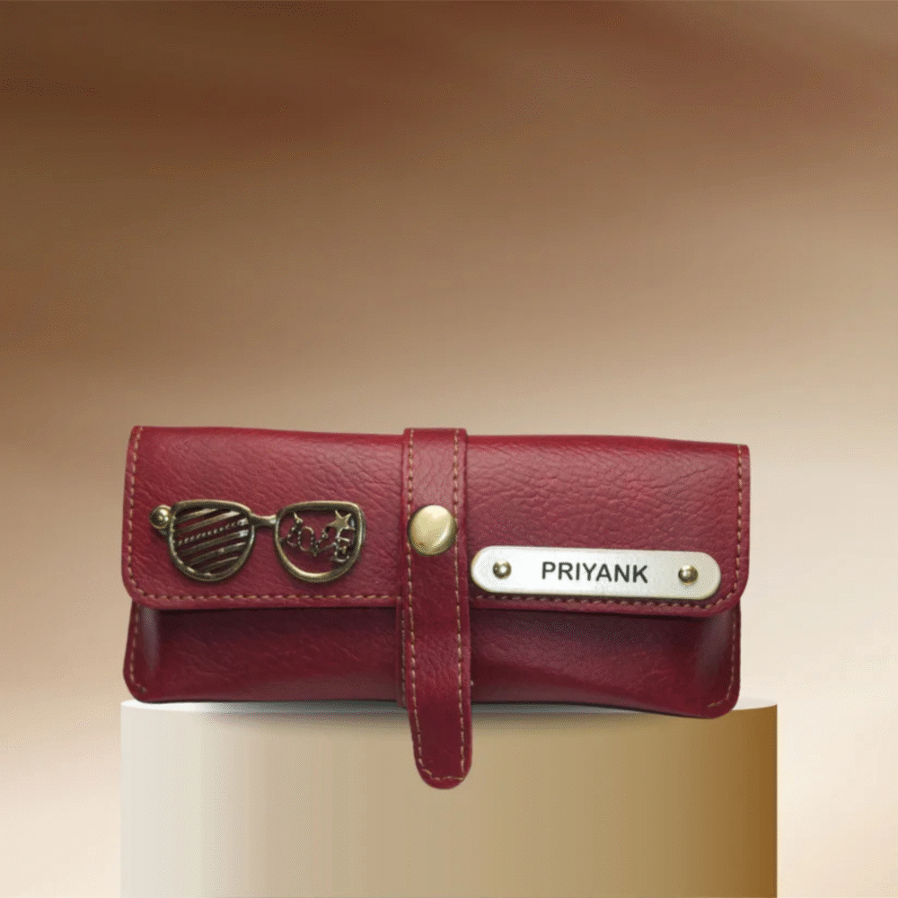 Personalized Nexon Leather Eyewear Case - Image 8