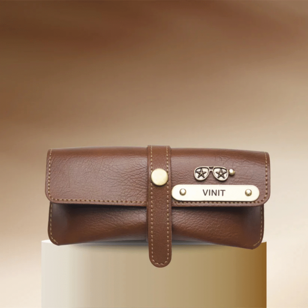 Personalized Nexon Leather Eyewear Case - Image 2