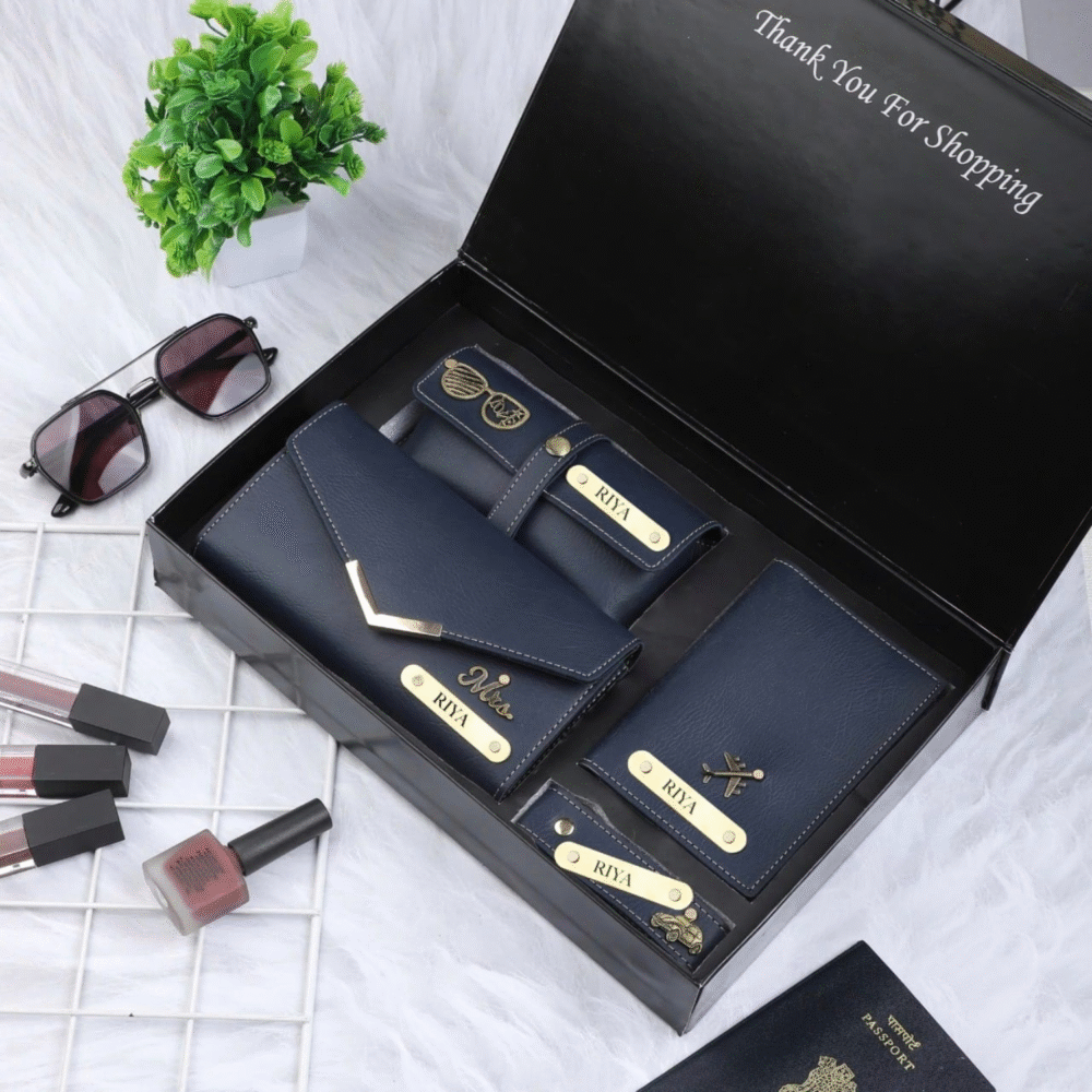 Premium Personalized Leather Combo – For Her - Image 6