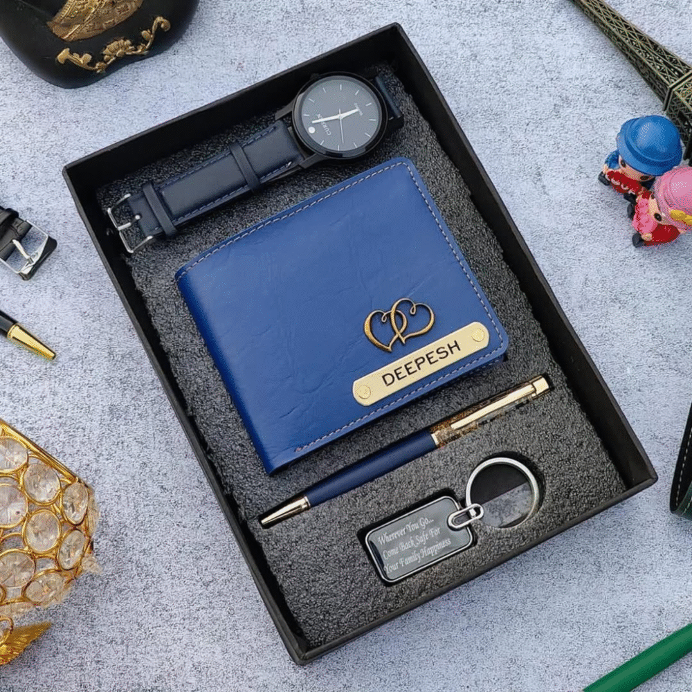 Spain Leather Wallet Mini Hamper – For Him - Image 6