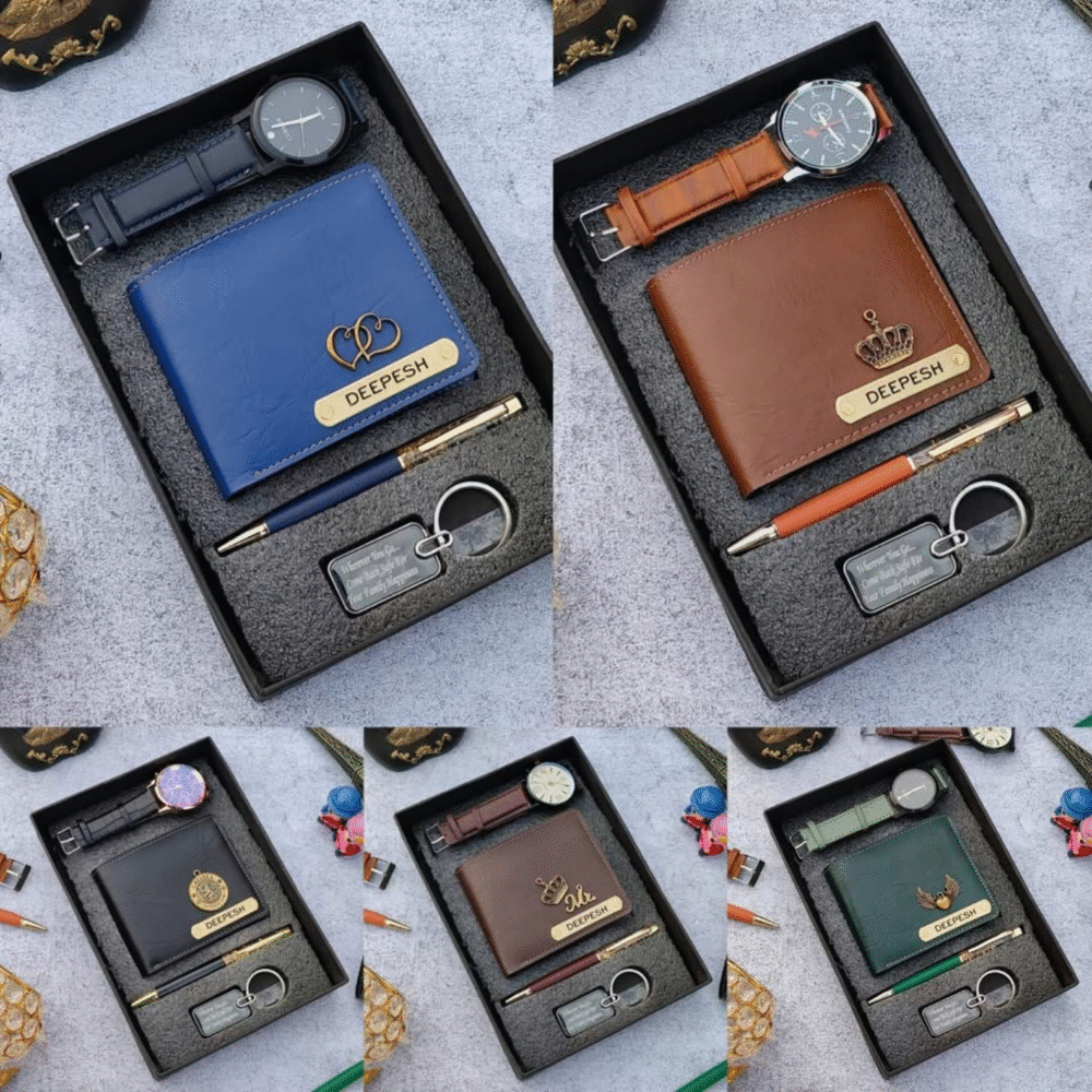 Spain Leather Wallet Mini Hamper – For Him - Image 8