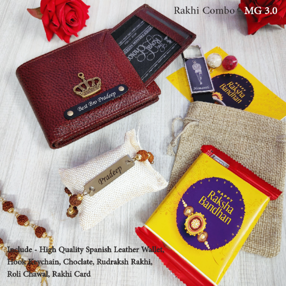Spanish Wallet Rakhi Gift Combo